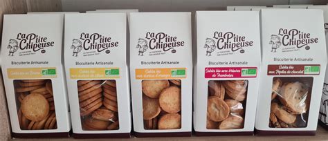 Sablés bio au beurre 120 g La P tite Chipeuse De Gien Locavor fr