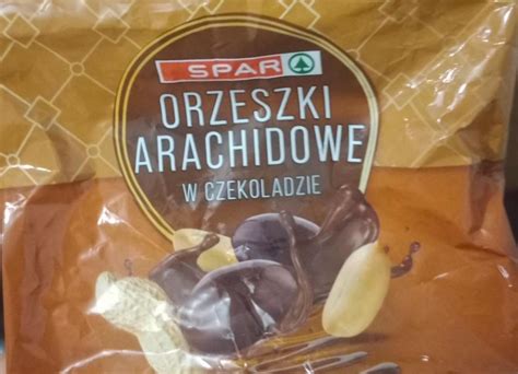 orzeszki arachidowe w czekoladzie Spar kalorie kJ i wartości