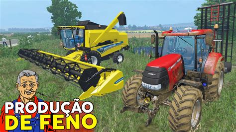 Farming Simulator 2015 Produção de Feno no Mapa da Alemanha PT BR