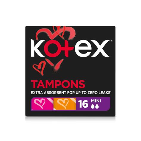 Kotex Mini Tampons 16s Spinneys Uae