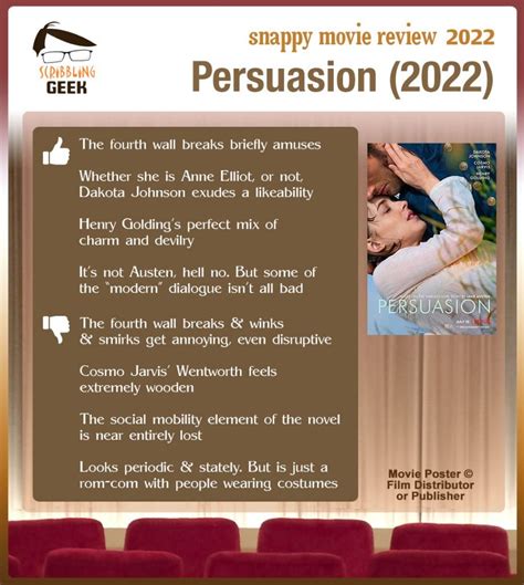 Persuasion (2022) Review | The Scribbling Geek