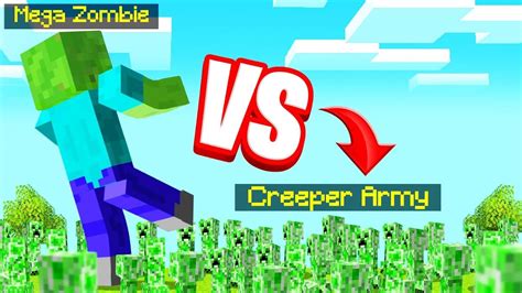 I Built A CREEPER ARMY In MINECRAFT Overpowered YouTube