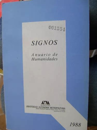 Signos Anuario De Humanidades Uam Meses Sin Intereses