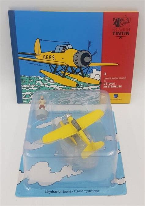 Hergé Avion Tintin 3 L Hydravion Jaune L Etoile Mystérieuse Kaufen