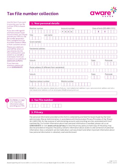 Fillable Online How Can I Find My Tax File Number Tfn