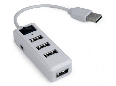 Gembird Uhb U P Gembird Usb Port Hub Sa Prekidacem White