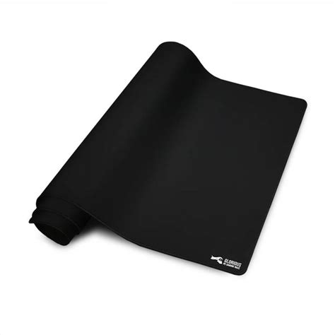 Glorious Xxl Extended Gaming Black Smooth Cloth Anti Slip Rubber Base