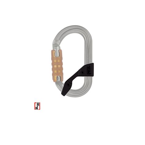 Mosquetón Petzl OK TRIACT LOCK negro M33A TLN Mosquetón de Aluminio