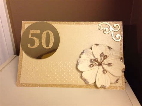 50 year anniversary card, golden anniversary card- Katie's Kards ...