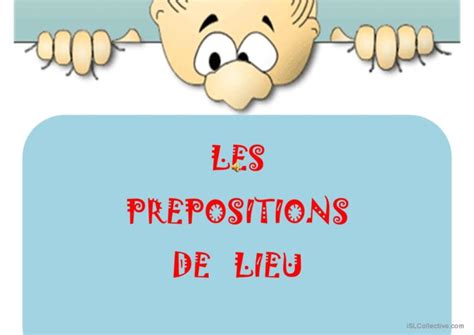 Les Pr Positions De Lieu Fran Ais Fle Powerpoints