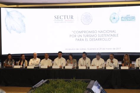 Autoridades de México firman el Compromiso por el Turismo Sustentable