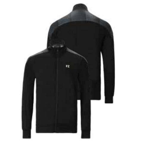 Forza Catan Mens Track Jacket Black Direct Badminton