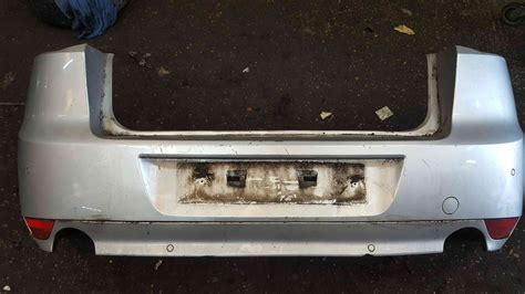 Renault Laguna Hatchback MK3 20072012 Rear Bumper Silver Ted69 Sensors