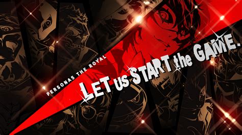 Persona 5 Royal Start Up Screen Upscaled To 3840 X 2160 Pixels R