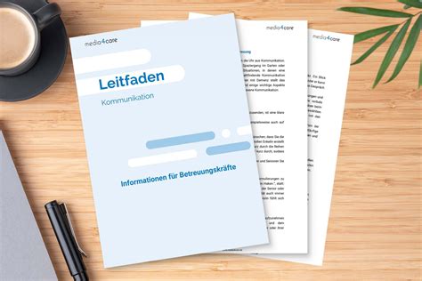 Leitfaden Kommunikation Zusatzmaterialen für Seniorenbetreuung