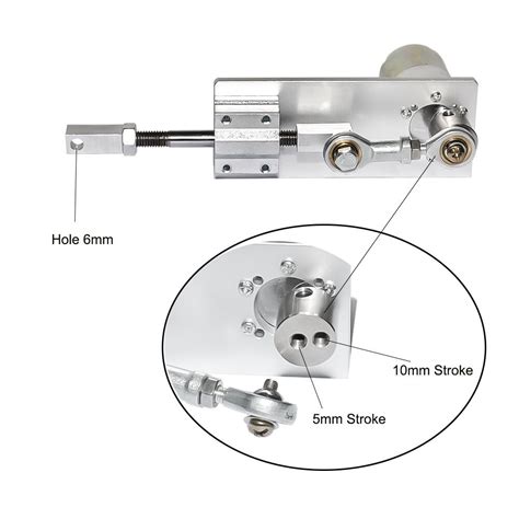 Small DIY Design DC 12V 24V Linear Actuator Reciprocating Motor Stroke ...