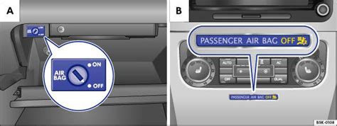 Beifahrer Frontairbag Abschalten Airbag System Volkswagen Golf