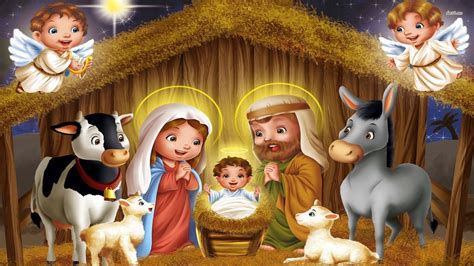 Download Celebrate the Christmas season with the Nativity | Wallpapers.com