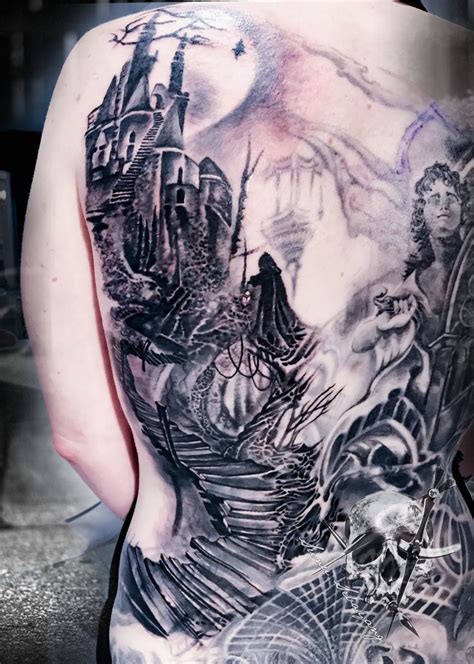 Gothic Tattoo Realism Its Not Finish Yet Back Project Artist By