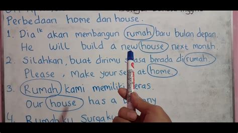 Perbedaan House Dan Home Pada Bahasa Inggris YouTube