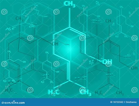 The Chemical Structural Formula of Spirit Stock Illustration ...