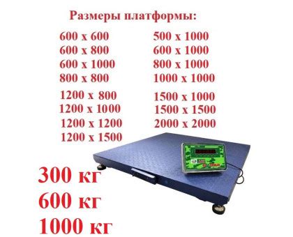 Весы напольные платформенные 300 кг, 600 кг, 1000 кг в Севастополе и Крым