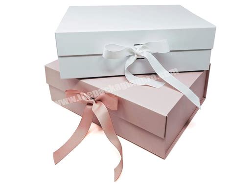 Custom Luxury Rigid Cardboard Packaging Magnetic Folding Paper Wedding