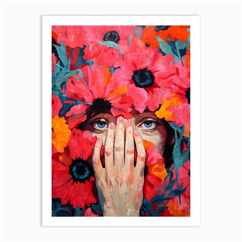 Flowers Around Me Art Print By Nora Gad Fy