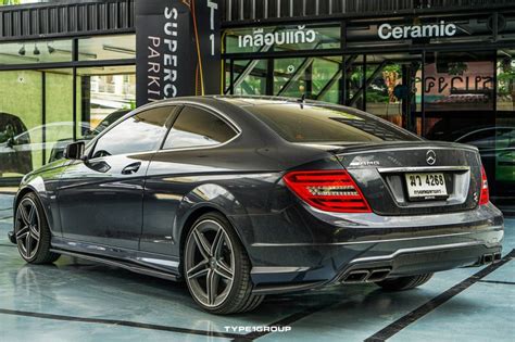 Benz C Coupe W204 ตดตง พารท T1 Carbon ตรงรน