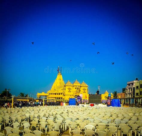 Famous Full View of Somnath Temple from Outside. Somnath Temple Having ...