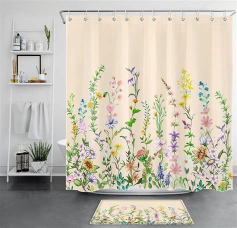 Enchanting Botanical Bliss Lively Wildflower And Foliage Shower