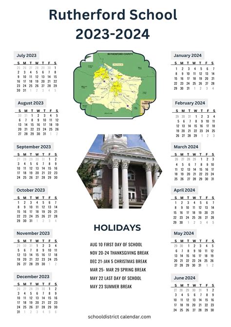 Rutherford County Schools Calendar 2024-2025 - Didi Petunia