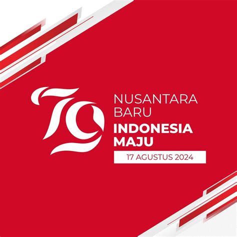 79th Indonesia Independence Day Of The Republic Indonesia The Logo For Hut Ri 2024 47118212