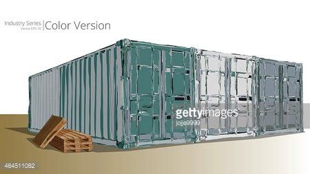 Container Yard. Stock Vector | Royalty-Free | FreeImages