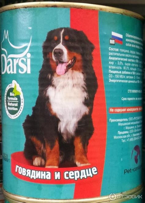 Корм для собак Дарси (Darsi): отзывы, цена, состав