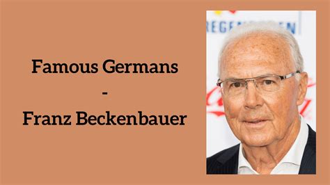 Well-known Germans - Franz Beckenbauer - Learning language online