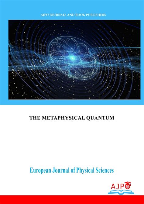 The Metaphysical Quantum Ajpo Journals