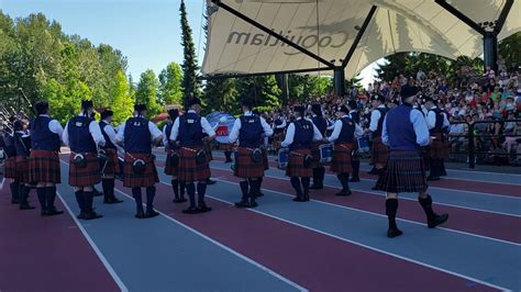 Sfu Pipe Band Medley Coquitlam Highland Games Youtube