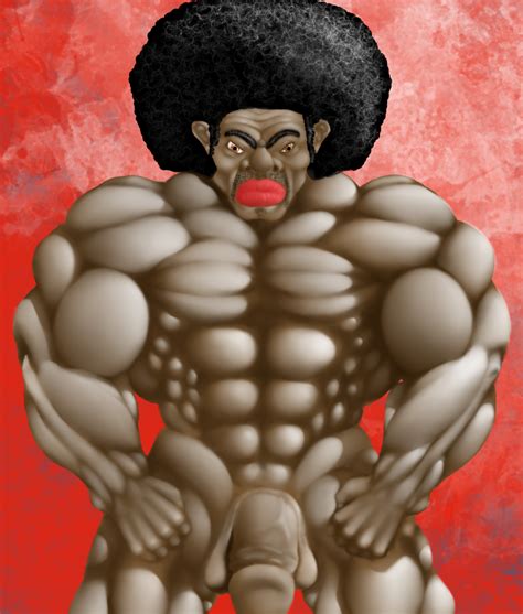 Rule 34 Afro Balls Bara Big Lips Black Hair Brown Eyes Brown Skin Dark Skinned Male Lips