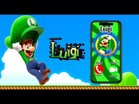 Llamada De Luigi El Hermano De Mario Bros Quiere Jugar Contigo