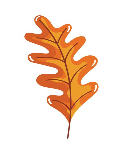 orange leaf autumn season 10479672 Vector Art at Vecteezy