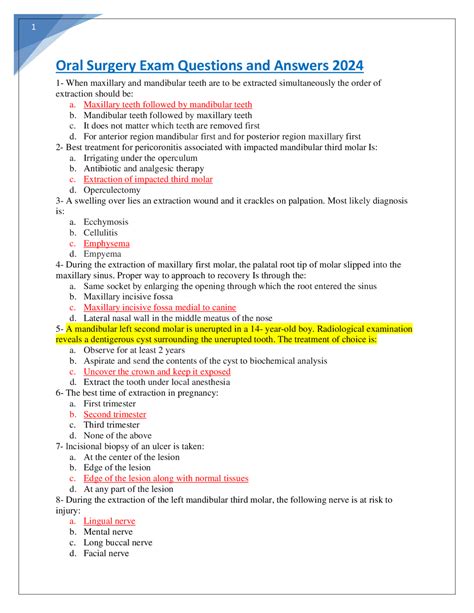 Hand Surgery Exam Questions 3
