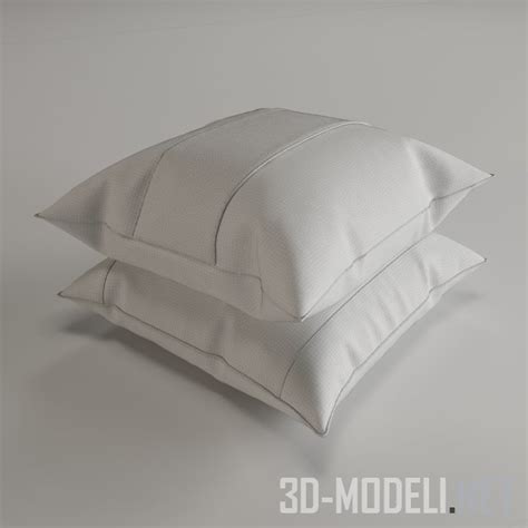 3D модель – Кожаные подушки