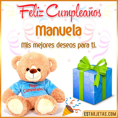 Feliz Cumplea Os Manuela Im Genes Tarjetas Y Mensajes