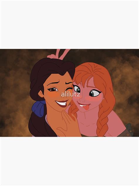 Lesbian Princesses Sticker By Alilutz Redbubble