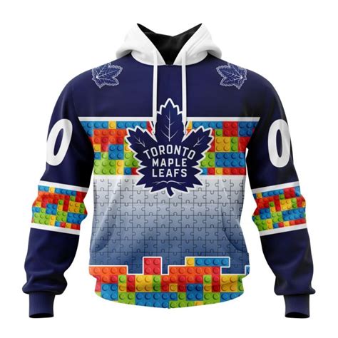 Personalized Nhl Toronto Maple Leafs Autism Awareness Design Unisex