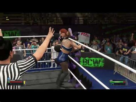 Wwe K Bcw Universe Mode Anna Vs Ava Moreno Youtube