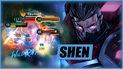 Wild Rift Op Shen Baron Lane Gameplay