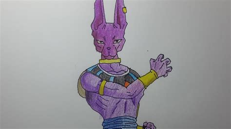 Cómo dibujar a Bills dios de la destrucción Dragon Ball Z El Dibujante