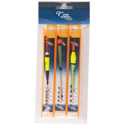 Kit 3 flotteurs pêche de loisir WATER QUEEN Pecheur Online